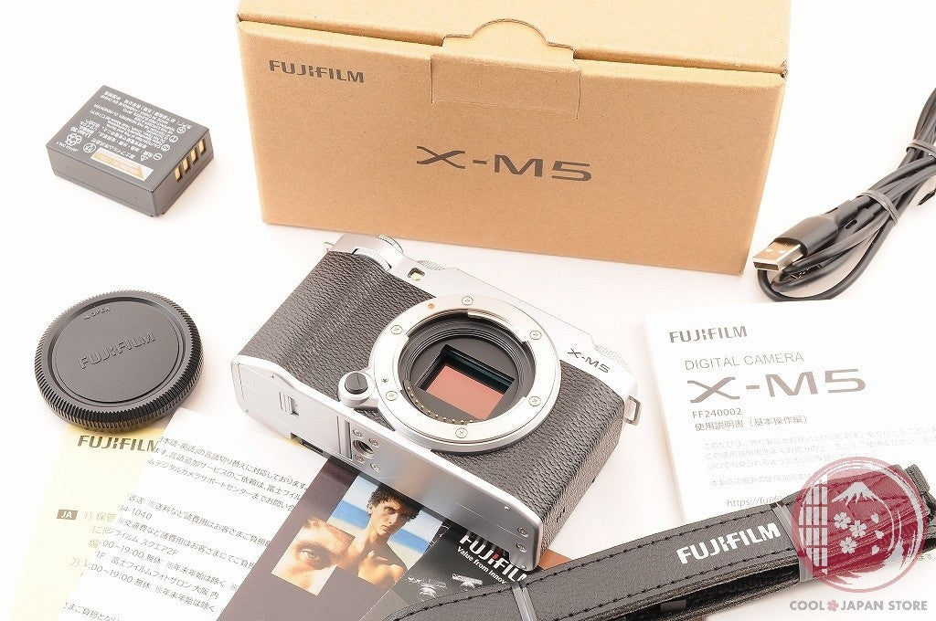 [ 179 shots TOP MINT in Box ] Fujifilm X-M5 silver from Japan Ci22