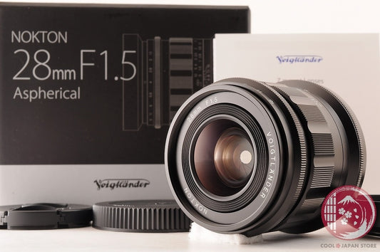[TOP MINT in Box] Voigtlander NOKTON 28mm f/1.5 NIKON from Japan Ls92