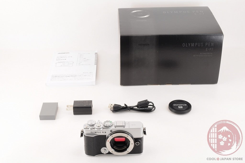 [ 3660shots MINT+ in Box ] Olympus PEN E-P7 Silver from Japan Cj03