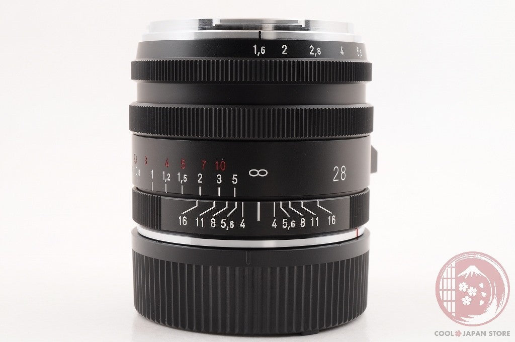 [TOP MINT in Box] Voigtlander NOKTON 28mm f/1.5 Black from Japan Ly89