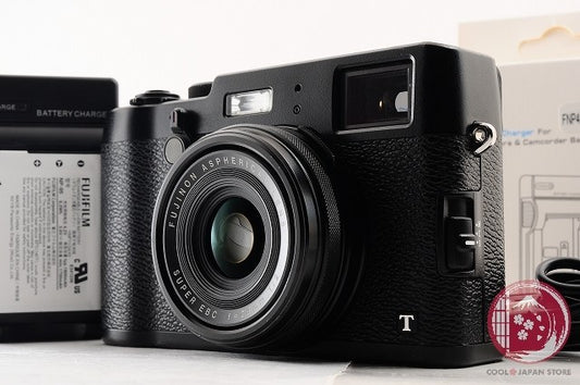 [ 16800 shots MINT w/Charger]Fujifilm Fuji X100T X-100T Black 16.3MP Ck83