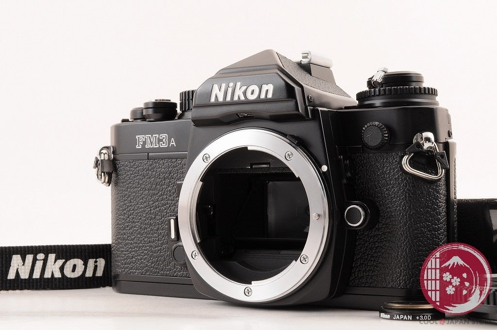 [MINT w/ Strap Cap] Nikon FM3A Black S/N 305XXX from Japan Cg87