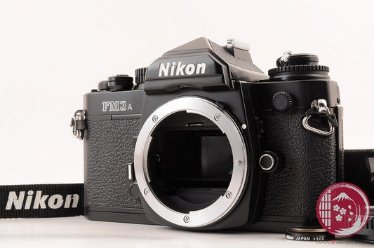 [MINT w/ Strap Cap] Nikon FM3A Black S/N 305XXX from Japan Cg87