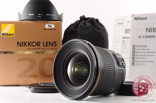 DDU[TOP MINT in Box] Nikon AF-S 20mm f/1.8 G ED from Japan Lu28