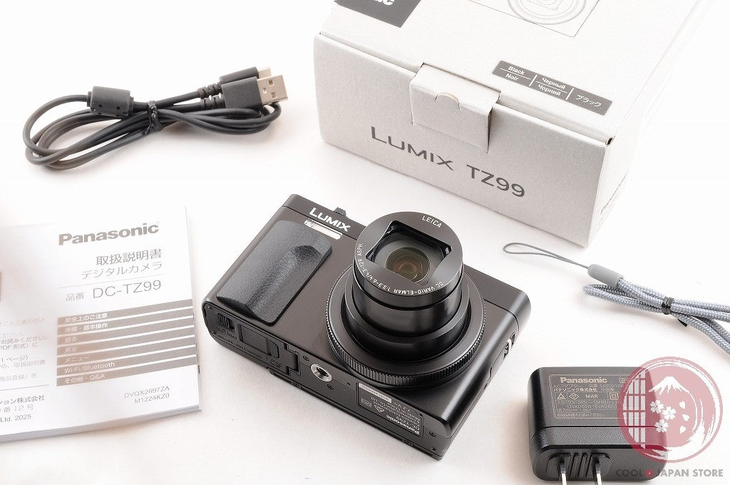 [TOP MINT in Box] Panasonic DC TZ99 Black from Japan Cm29