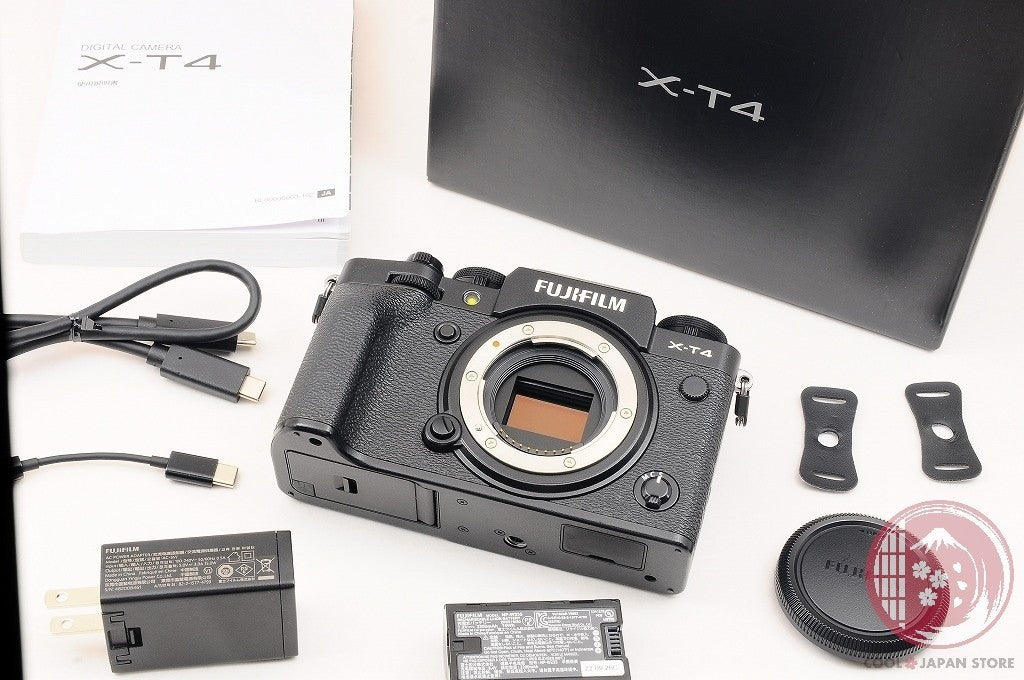 [ 12637 shots MINT in Box ] Fujifilm Fuji X-T4 XT4 Black 26.1MP Mirrorless Cl32