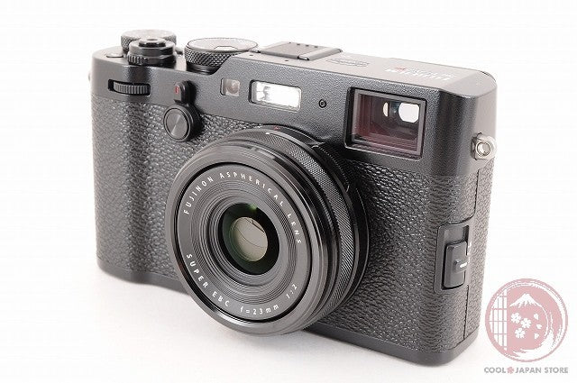 [3100 shots TOP MINT w/ Charger Cable ] Fujifilm Fuji X100F Black 24.3MP Ck34