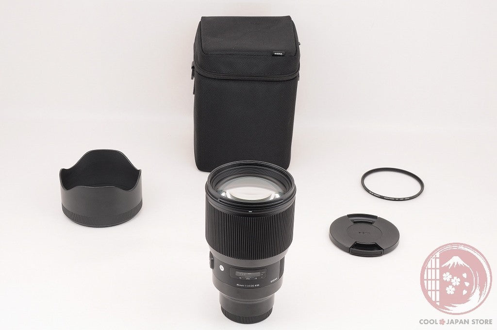 [MINT w/ Hood Case] Sigma 85mm f/1.4 DG HSM Art SONY from Japan Ly17