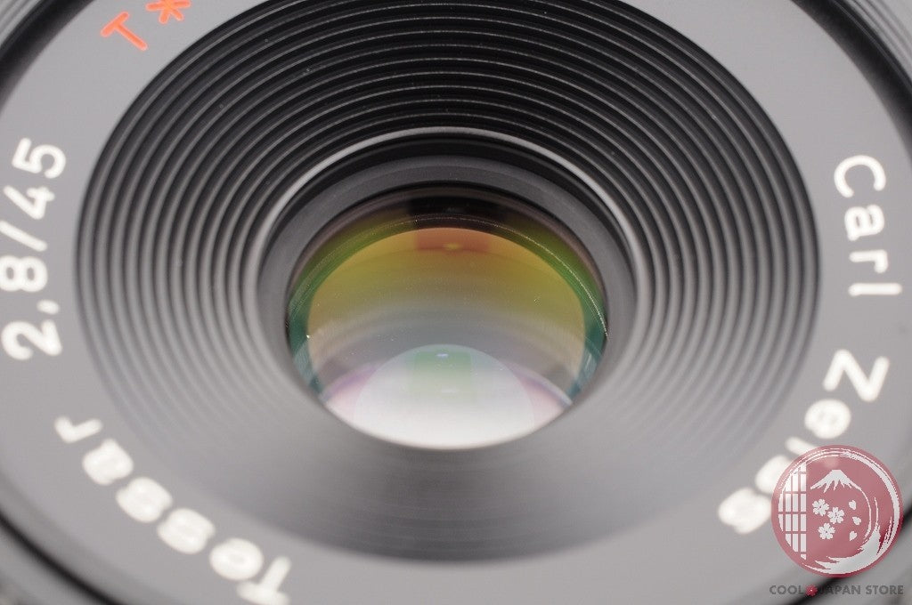 DDU [MINT+ w/ Hood Filter] Contax Tessar 45mm f/2.8 MMJ from Japan Lt41