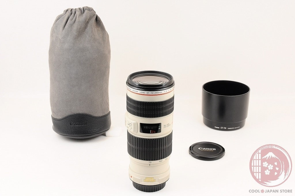 [MINT+ w/ Hood Pouch] Canon EF 70-200mm f/4 L IS USM from Japan Lt01