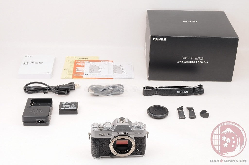 [ 1935 shots EXC5 in Box ] Fuji X-T20 Silver 24.3MP Mirrorless from Japan Cm45
