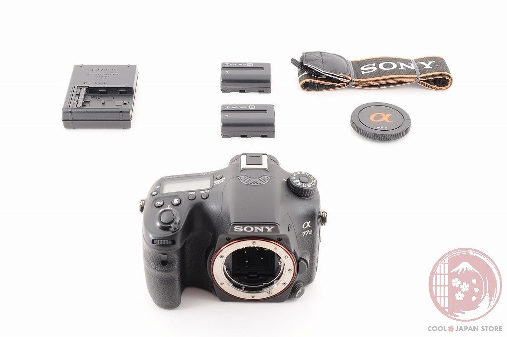 DDU [ 15200 shots MINT w/Strap Charger ] Sony Alpha a77 II ILCA-77M2 Black Cj22