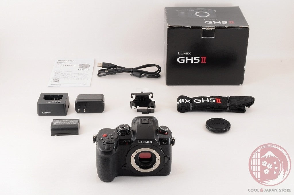[ 2142 shots TOP MINT in Box ] Panasonic LUMIX DC GH5 II DC-GH5 from Japan Cj01