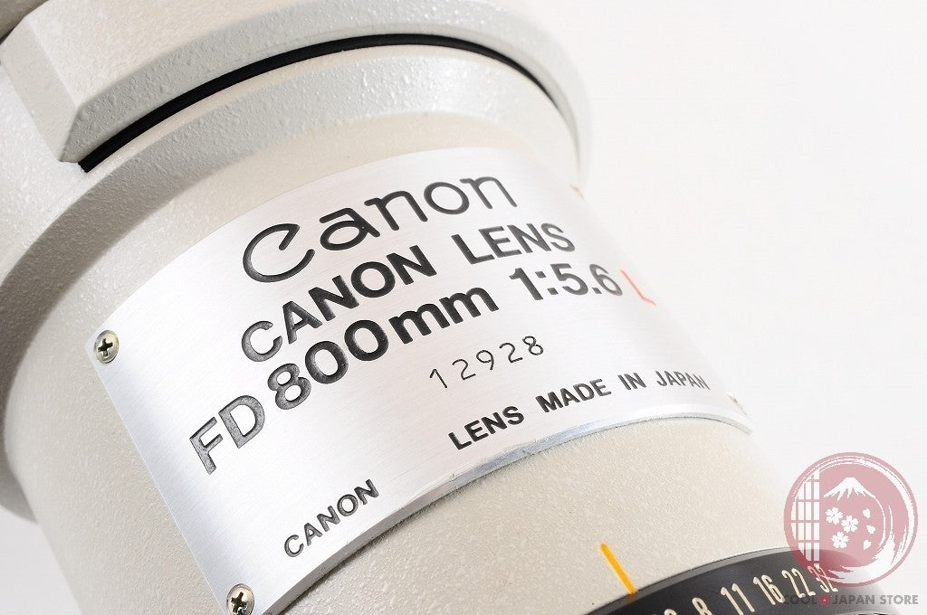 [MINT in Trunk] Canon New FD NFD 800mm f/5.6 L MF ULTRA Telephoto Japan Lw29