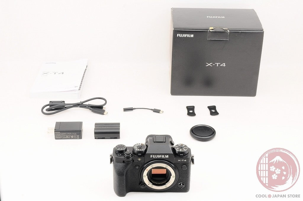 [ 12637 shots MINT in Box ] Fujifilm Fuji X-T4 XT4 Black 26.1MP Mirrorless Cl32