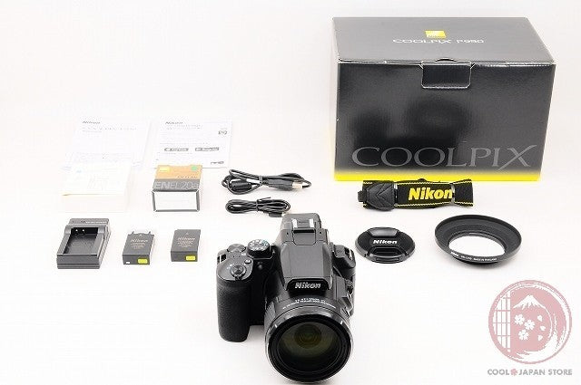 [MINT in Box] Nikon Coolpix P950 16.0MP Point & Shoot Camera Black Japan Ck68