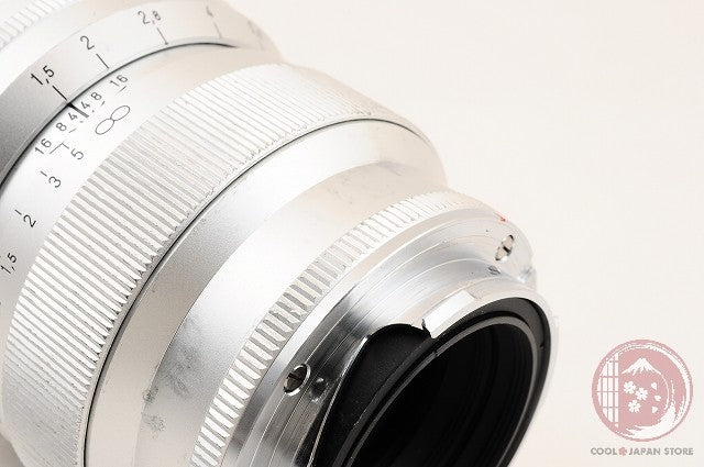 [MINT w/ Hood Caps] Voigtlander NOKTON 75mm f/1.5 VM Silver from Japan Lv69
