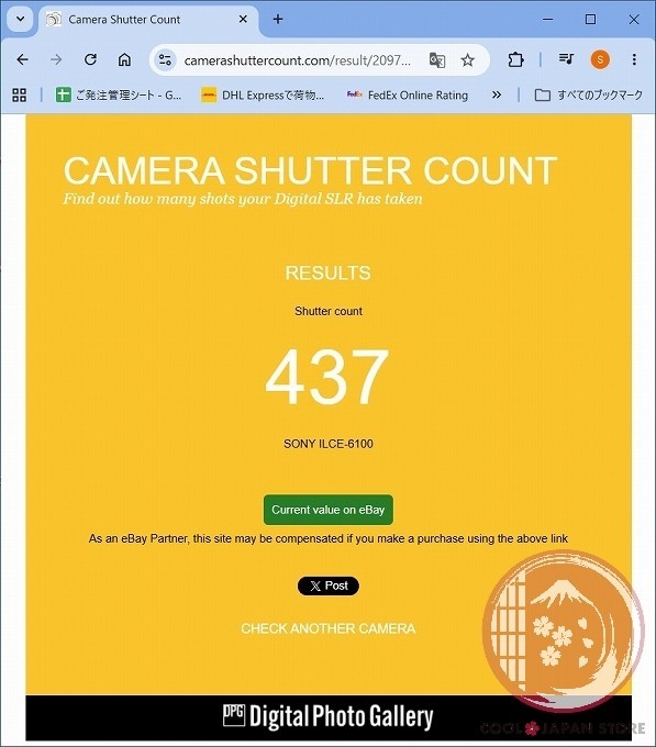 [ 437 shots TOP MINT in Box ] Sony Alpha a6100 Mirrorless Digital Camera Cl46