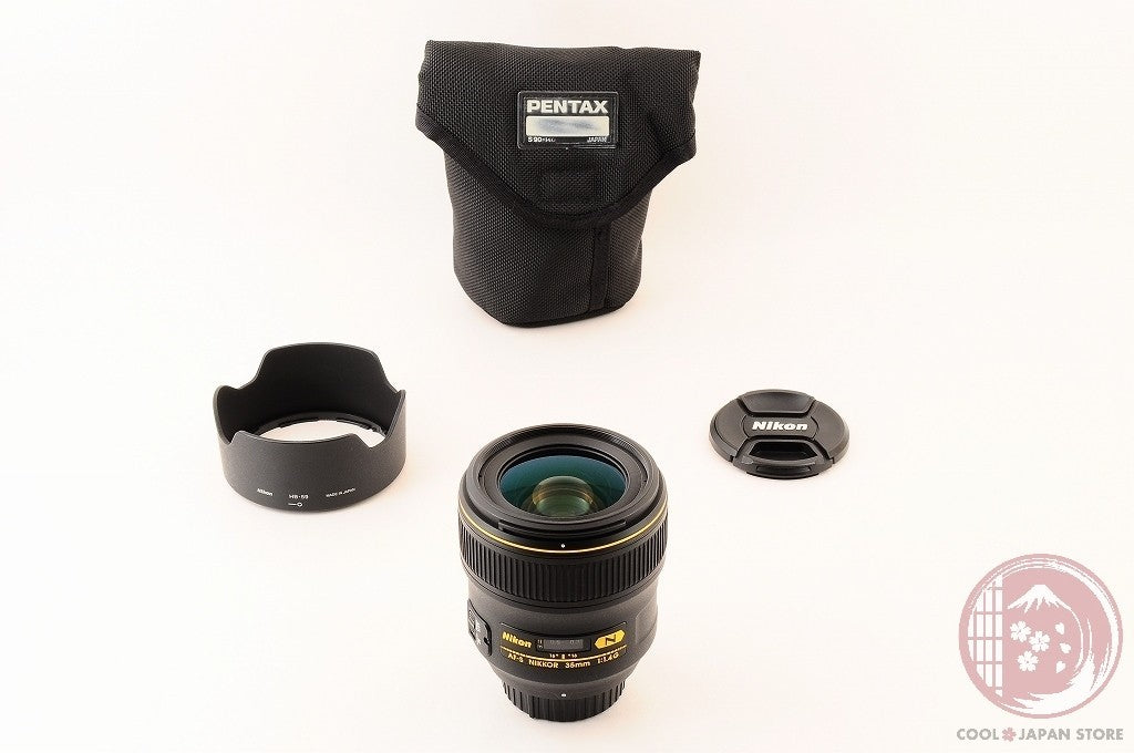[TOP MINT w/ Hood Case] Nikon AF-S 35mm f/1.4 G f1.4G SWM RF Nano Crystal Lr87