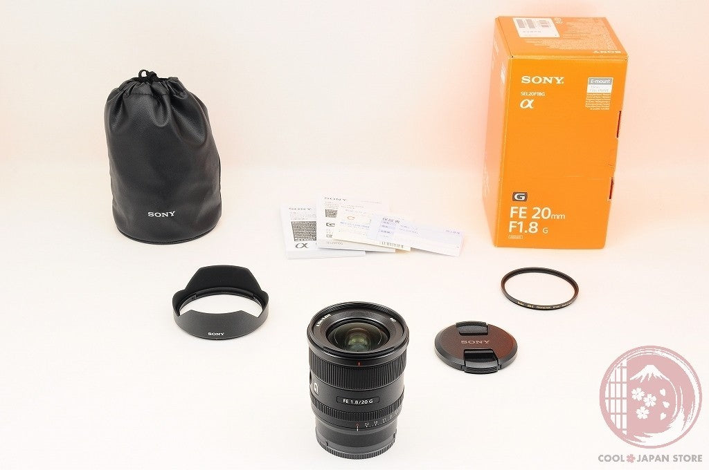 [TOP MINT w/Filter in Box] Sony FE 20mm f/1.8 G SEL20F18G from Japan Lt32