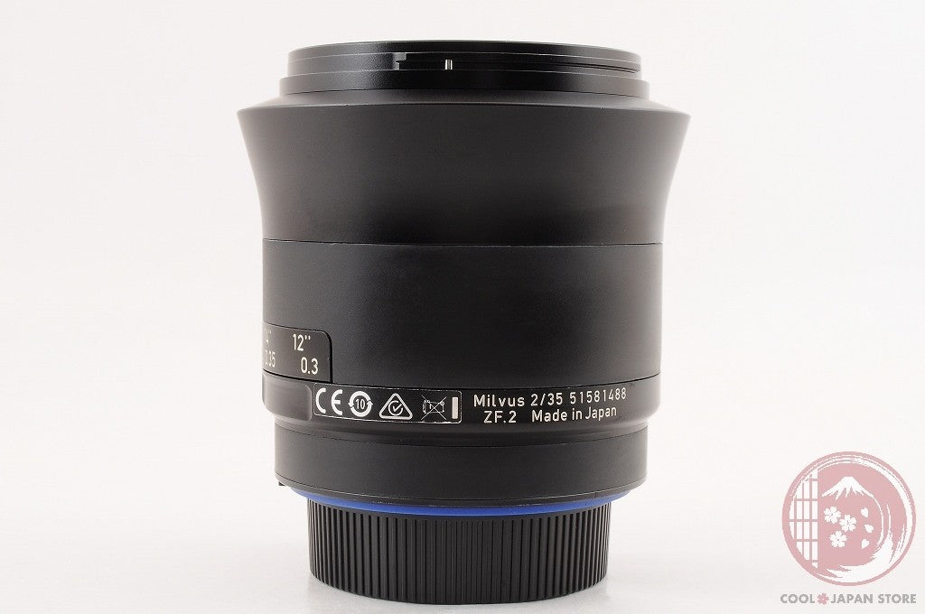 [MINT+ w/ Hood Caps] Zeiss Milvus 35mm f2 Distagon T* ZF.2 Lens Nikon F Ly38