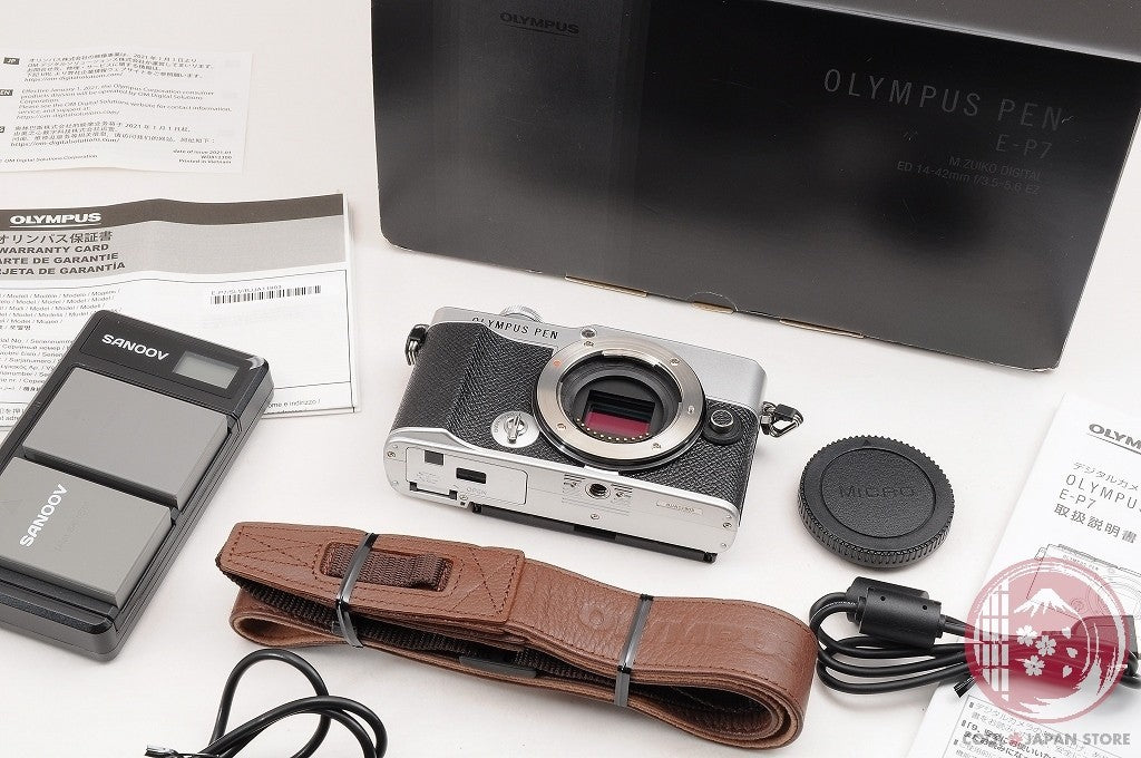 [ 3125 shots MINT in Box ] Olympus PEN E-P7 Silver from Japan Cm63