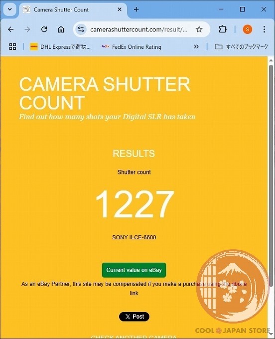 Unlock Languages [ 1227 shots MINT+ in Box ] Sony A6600 ilce-6600 Japan Ci55