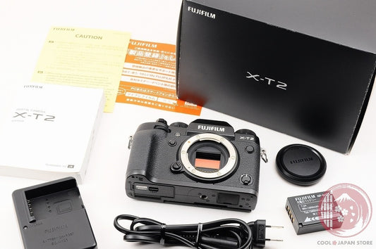 [ 2976 shots MINT+ in Box ] Fujifilm Fuji X-T2 XT2 Black 24.3MP Mirrorless Ck12