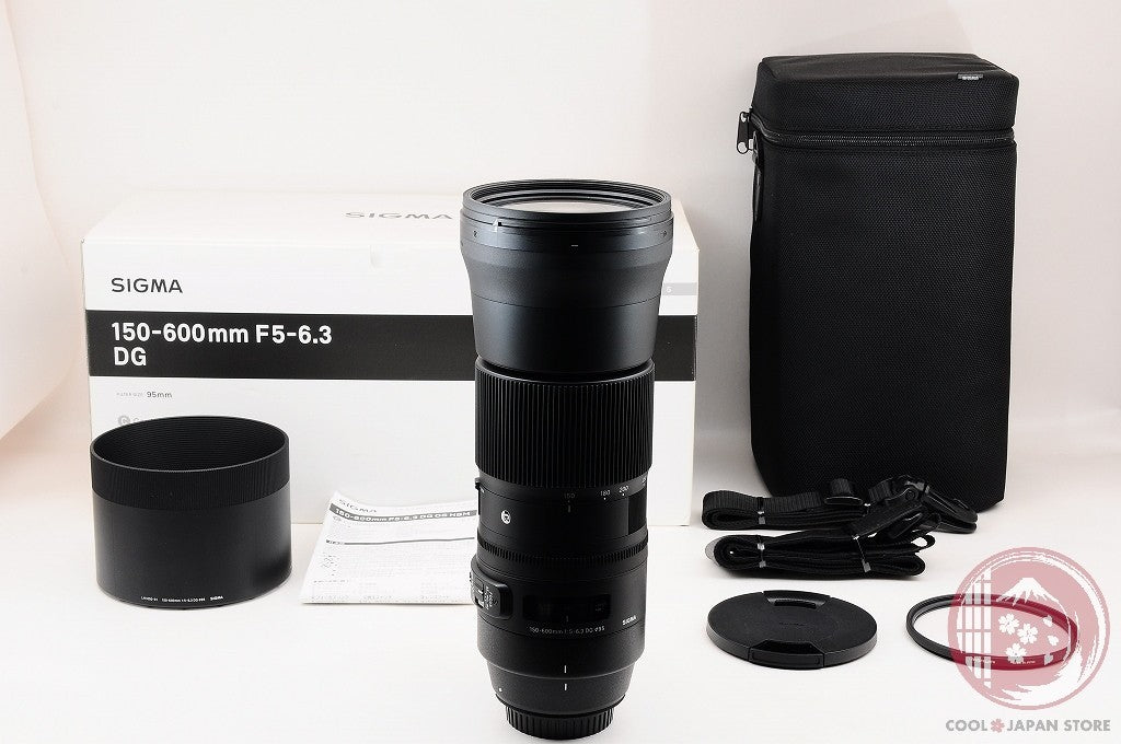[MINT+w/FilterinBox]Sigma 150-600mm f/5-6.3 DG OS HSM Contemporary CANON EF Lt38