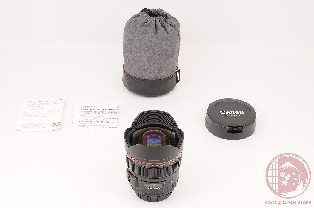 [TOP MINT w/Pouch Caps] Canon EF 14mm f/2.8 L II f2.8L USM from Japan Lw67
