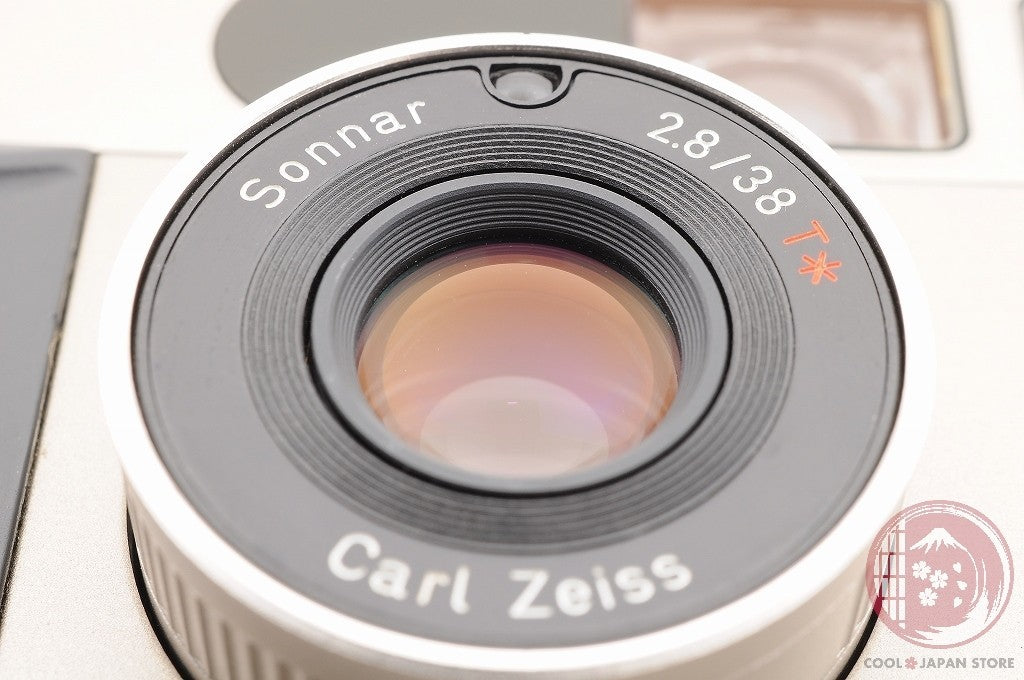 DDU[MINT w/Strap Case] Contax T2 Silver from Japan Cj54