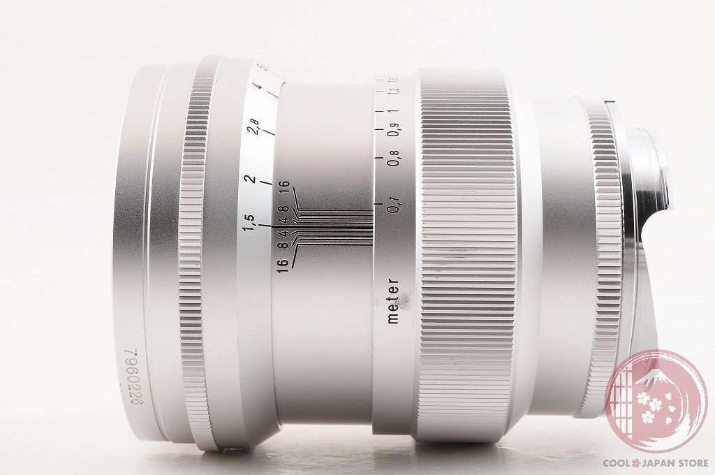 [MINT+ w/ Filter in Box] Voigtlander NOKTON 75mm f/1.5 VM Silver from Japan Ly48