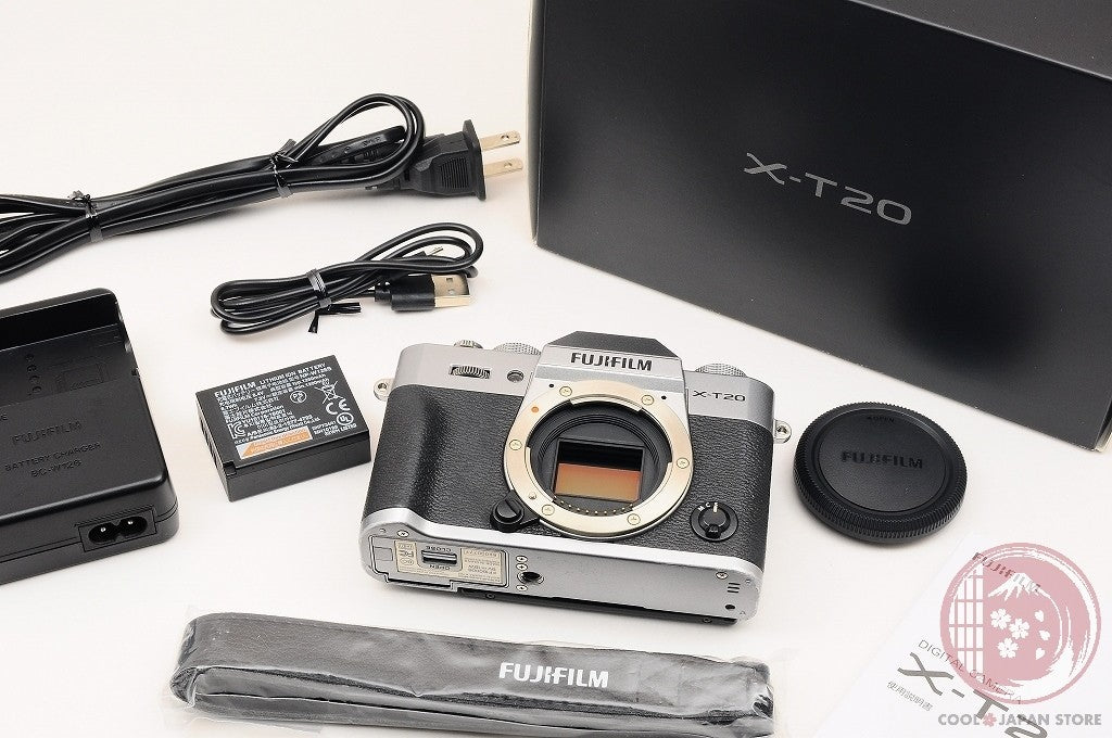 [ 21245 shots MINT in Box ] Fuji X-T20 Silver 24.3MP Mirrorless from Japan Ci83