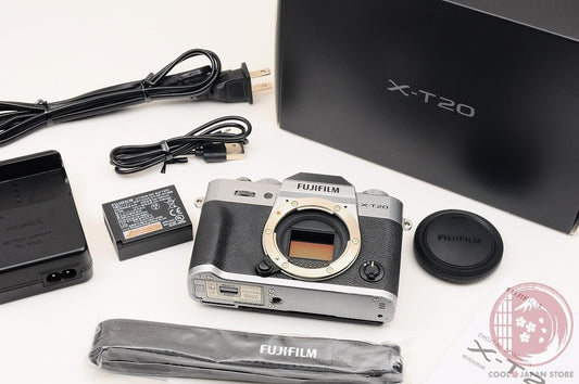 [ 21245 shots MINT in Box ] Fuji X-T20 Silver 24.3MP Mirrorless from Japan Ci83