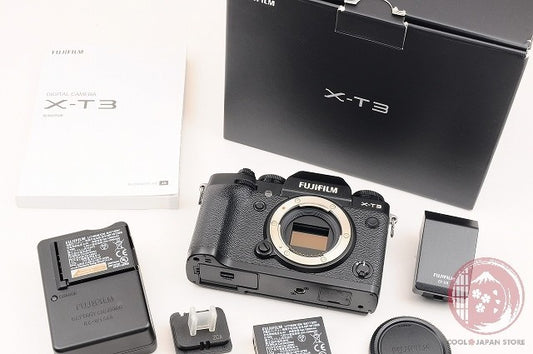 [ Low shots MINT in Box ] Fujifilm Fuji X-T3 XT3 Black 26.1MP Mirrorless Ck60