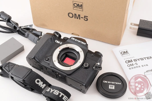 [ 5711 shots TOP MINT in Box ] Olympus OM-5 Black from Japan Cj07