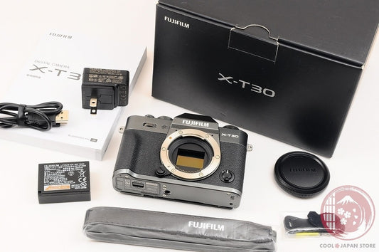 [ 95 shots MINT+ in Box ] Fujifilm X-T30 Charcoal from Japan Ck37
