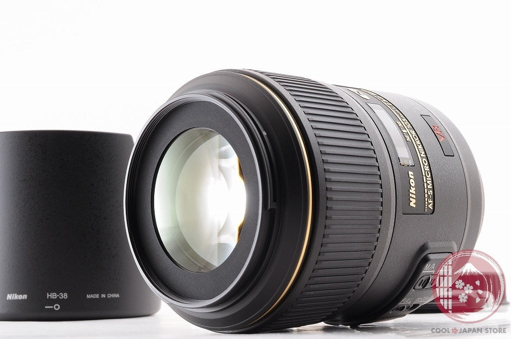[MINT w/Hood Caps] Nikon AF-S Micro 105mm f/2.8 G IF ED VR Macro from Japan Lw78