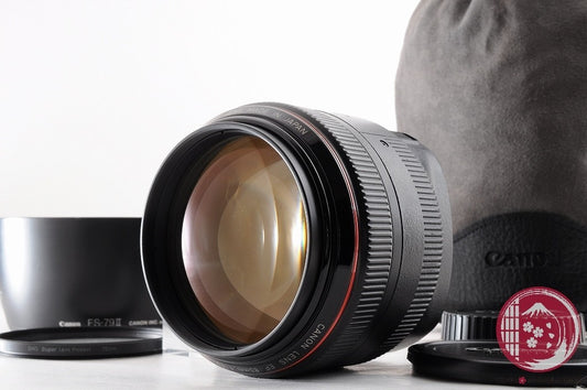 [MINT + w/Hood Filter] Canon EF 85mm F/1.2 L f1.2L USM Portrait Lens Japan Lu67
