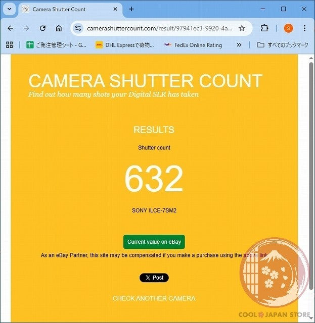 [ 632 shots MINT+ in Box ] Sony A7S 7SM2 from Japan Ck86