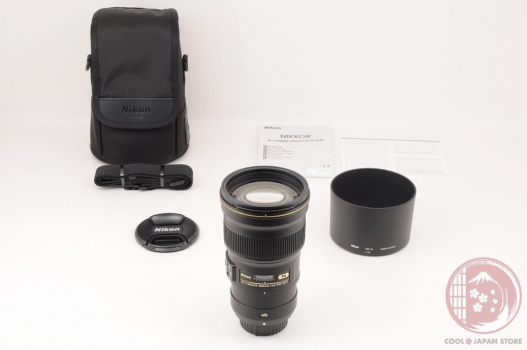 [TOP MINT w/ Hood Case] Nikon AF-S 300mm f/4 E PF ED VR from Japan Ly24