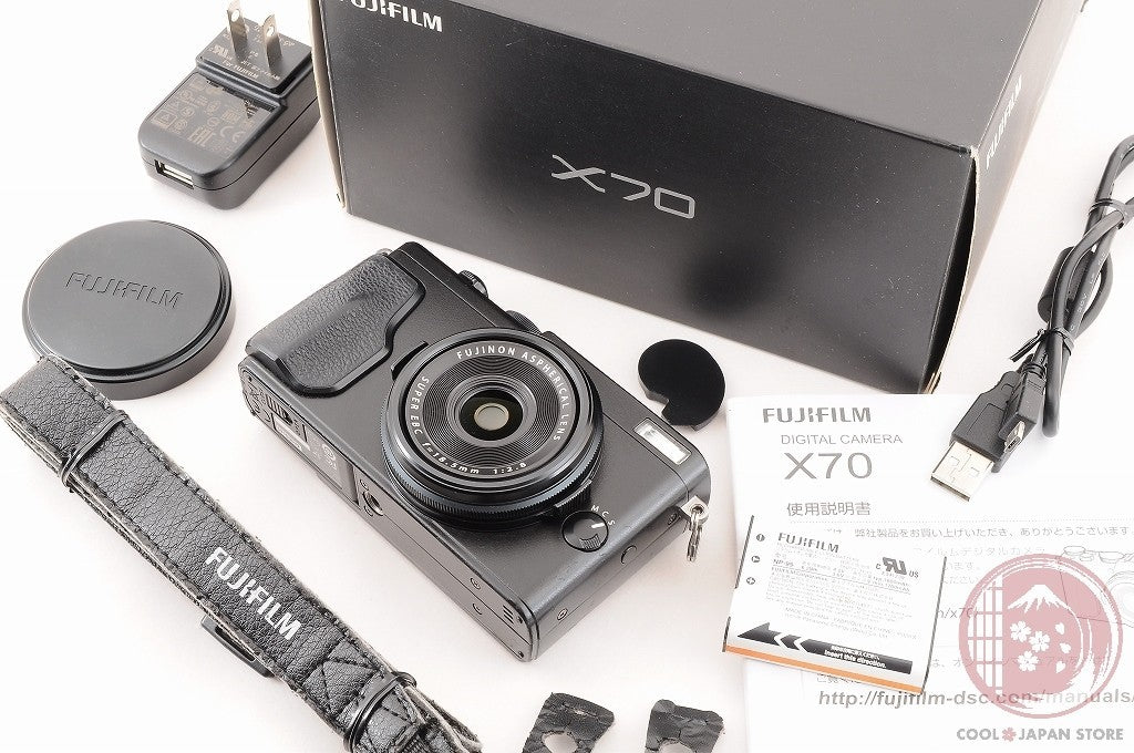 DDU[MINT in Box] Fuji film Fujifilm X70 16.3MP Compact Digital Camera Black Cj62