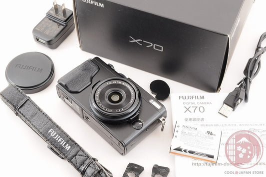 DDU[MINT in Box] Fuji film Fujifilm X70 16.3MP Compact Digital Camera Black Cj62