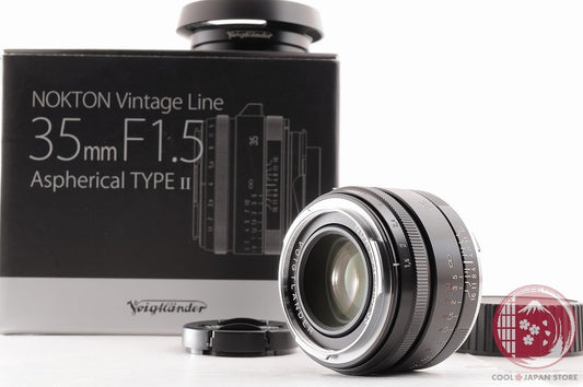 [MINT in Box] Voigtlander NOKTON 35mm f/1.5 VM TypeII Black from Japan Ly30