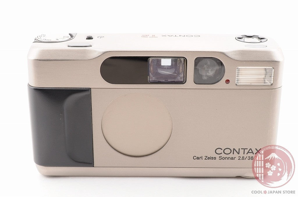 DDU[MINT w/Strap Case] Contax T2 Silver from Japan Cj54