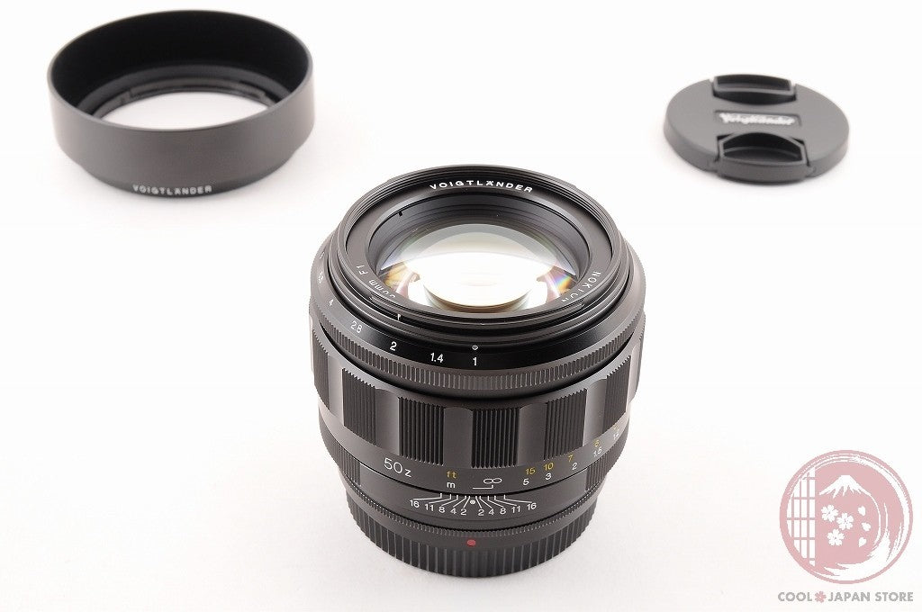 [TOP MINT w/Hood Caps] Voigtlander NOKTON 50mm f/1 NIKON from Japan Lw63