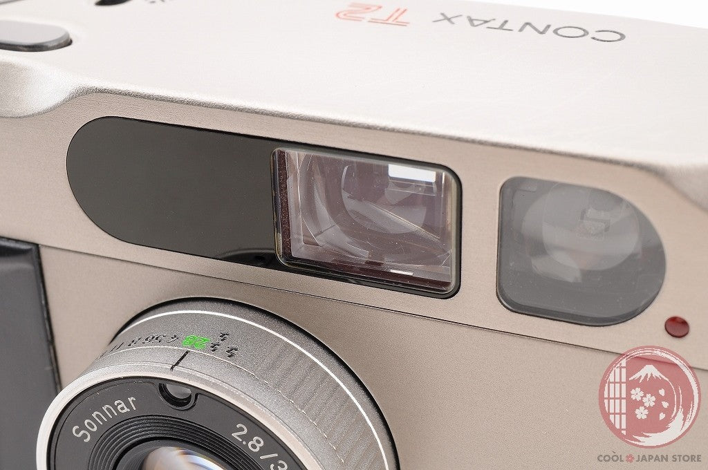 DDU[MINT w/Strap Case] Contax T2 Silver from Japan Cj54
