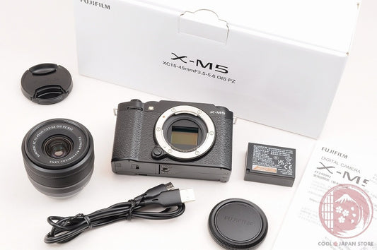 [ 584 shots MINT+ in Box ] Fujifilm X-M5 black XC Cm19