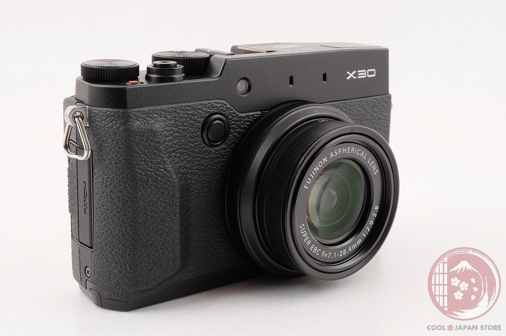 [MINT+ w/ Hood Strap] Fujifilm Fuji X30 Black 12.0MP Digital Camera Cm26