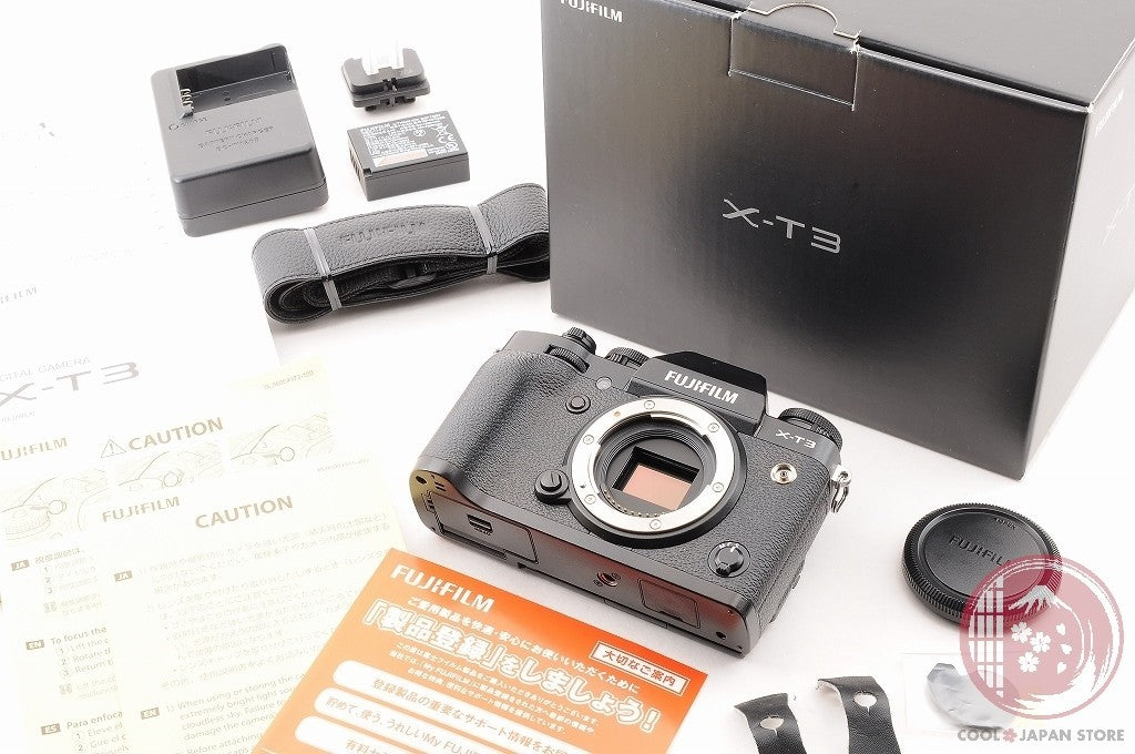 [ 10115 shots MINT+ in Box ] Fujifilm Fuji X-T3 XT3 Black 26.1MP Mirrorless Ck07